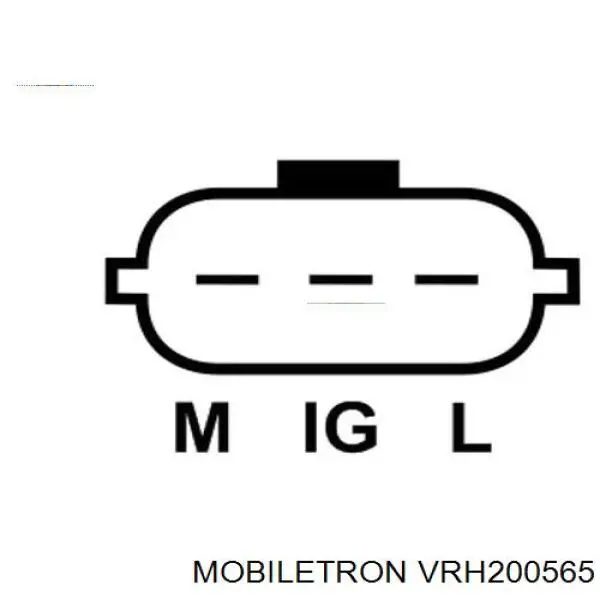 VR-H2005-65 Mobiletron regulador de rele del generador (rele de carga)