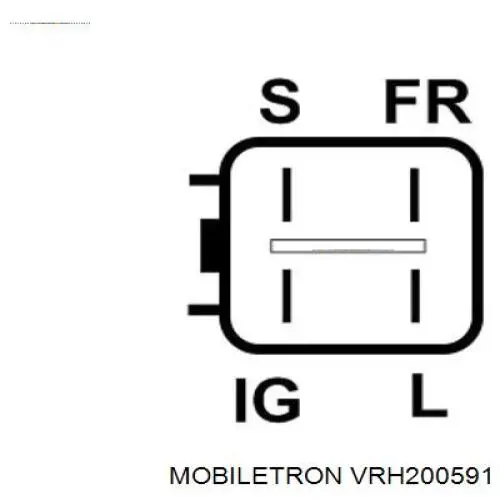 VR-H2005-91 Mobiletron regulador de rele del generador (rele de carga)