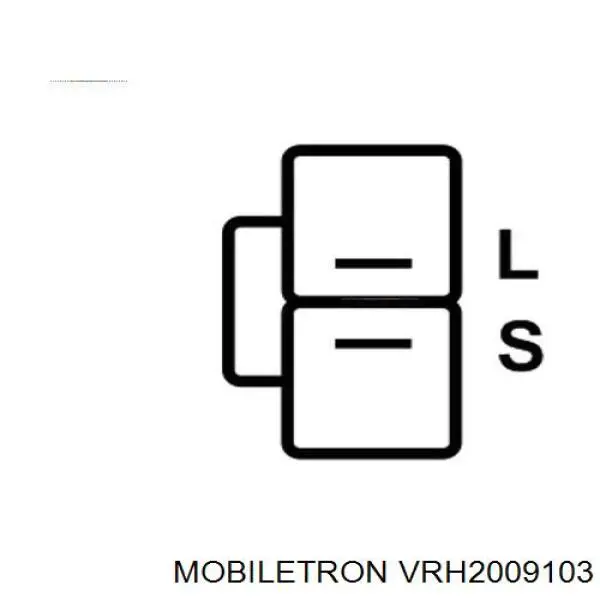 VRH2009103 Mobiletron regulador de rele del generador (rele de carga)