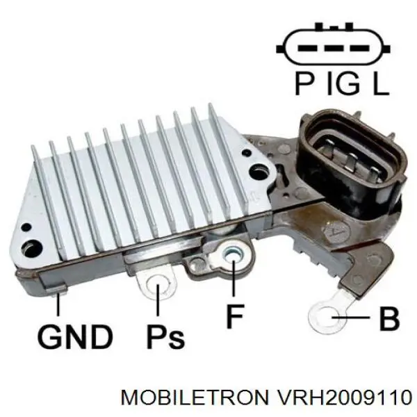 VRH2009110 Mobiletron regulador de rele del generador (rele de carga)