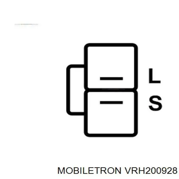 VRH200928 Mobiletron regulador de rele del generador (rele de carga)