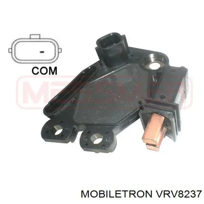 VRV8237 Mobiletron regulador de rele del generador (rele de carga)