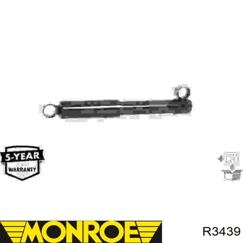 R3439 Monroe amortiguador trasero