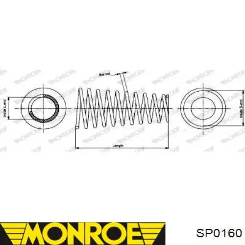  Muelle de suspensión eje delantero para Toyota Camry V10