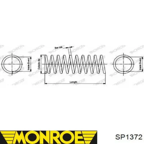  Muelle de suspensión eje trasero para Mazda 626 5 