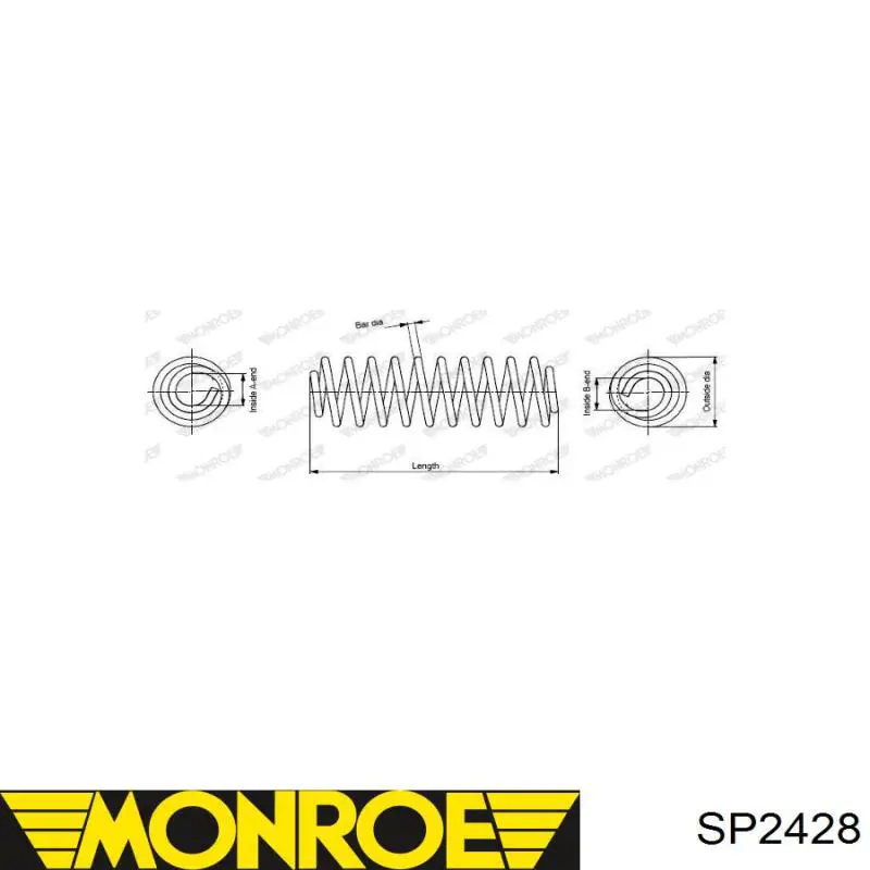  Muelle de suspensión eje delantero para Ford Fusion JU