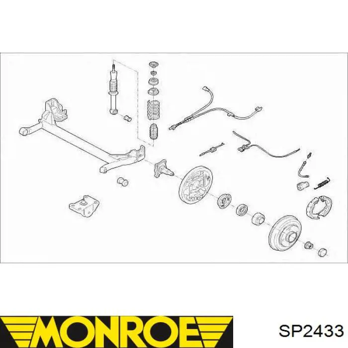  Muelle de suspensión eje trasero para Ford Ka RBT