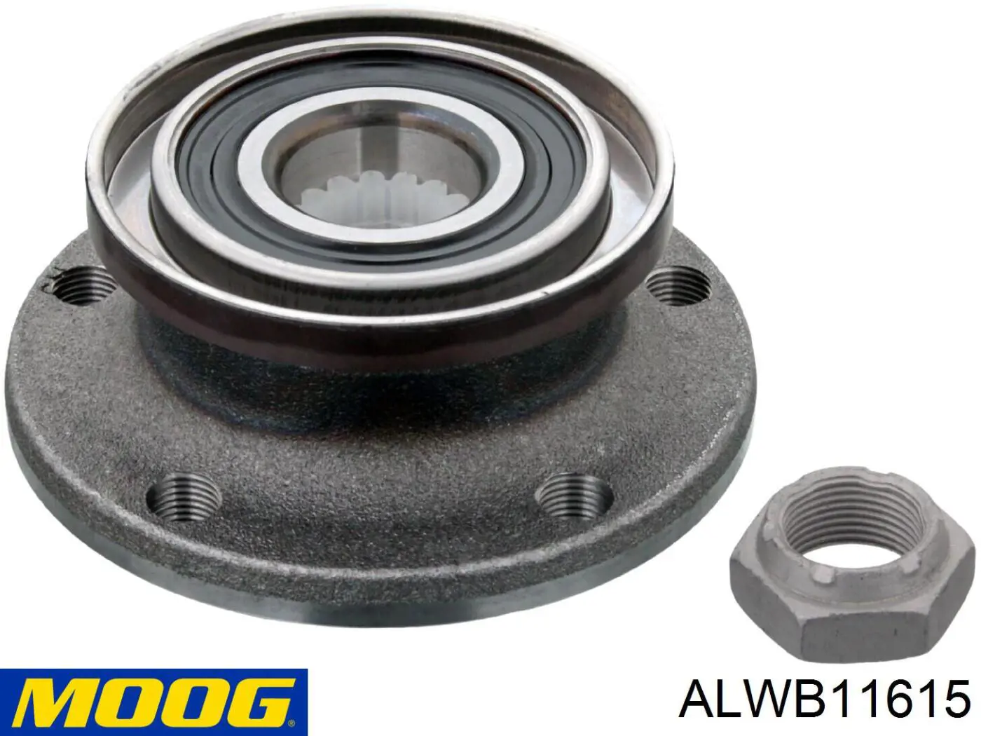 AL-WB-11615 Moog cojinete de rueda trasero