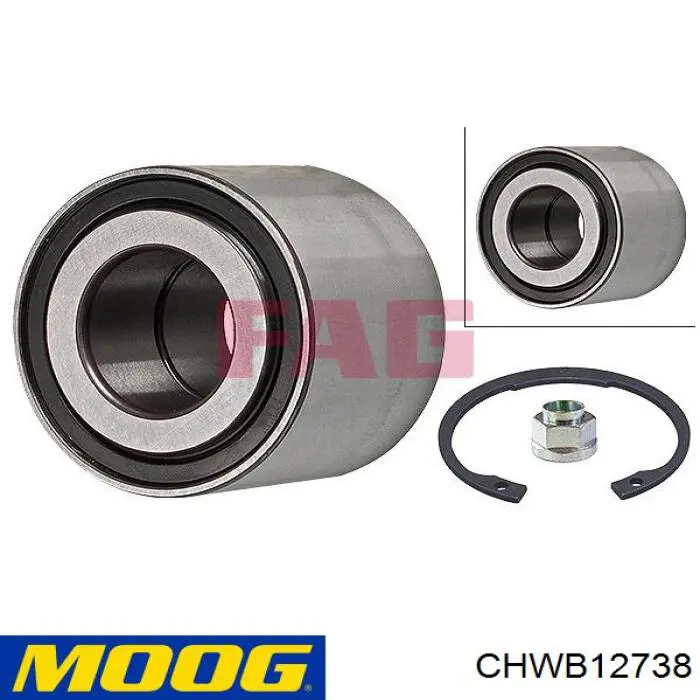 CH-WB-12738 Moog cojinete de rueda trasero