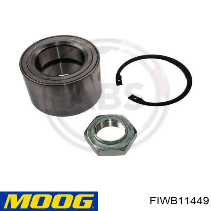 FI-WB-11449 Moog cojinete de rueda trasero exterior