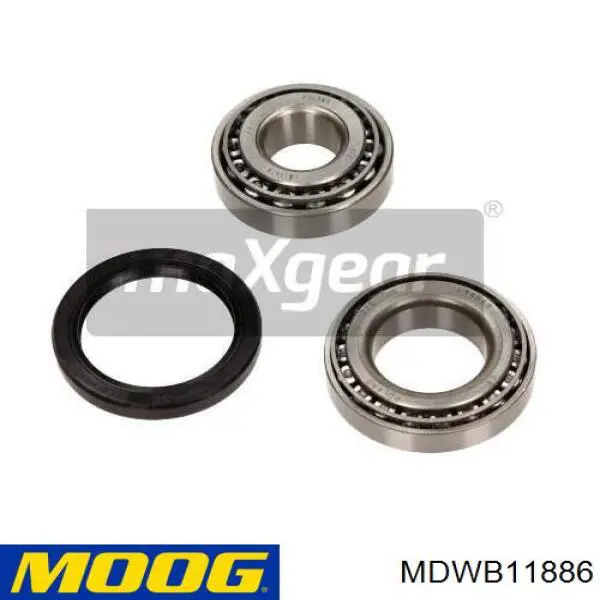 MDWB11886 Moog cojinete de rueda trasero