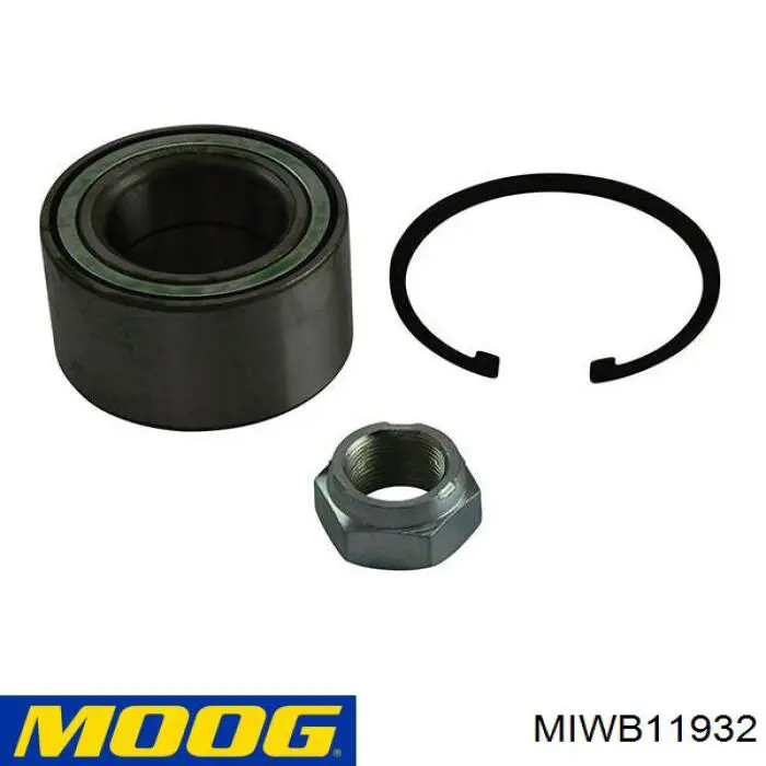 MIWB11932 Moog cojinete de rueda trasero