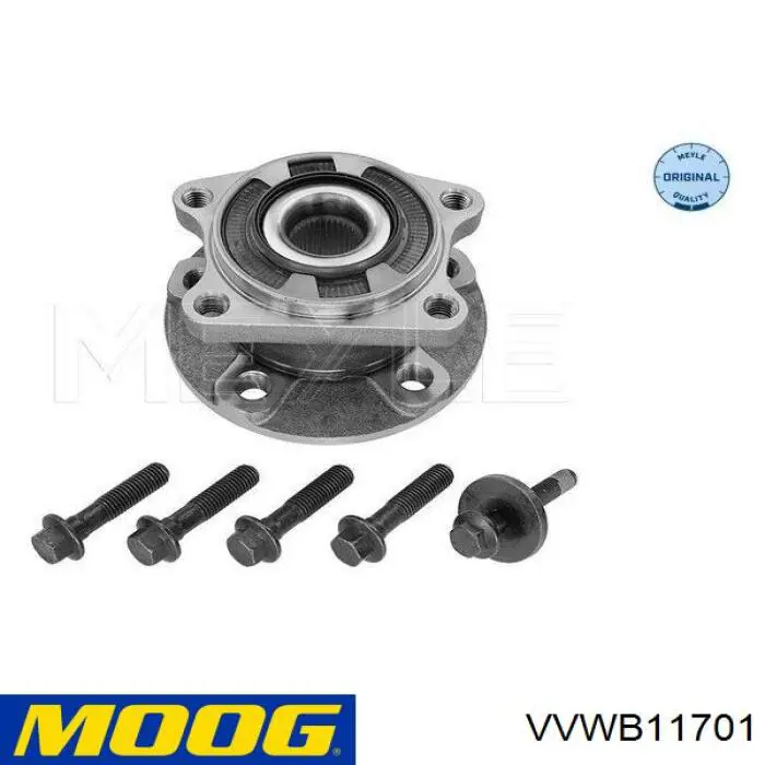 VVWB11701 Moog cubo de rueda trasero