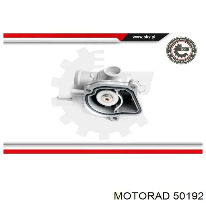 501-92 Motorad caja del termostato