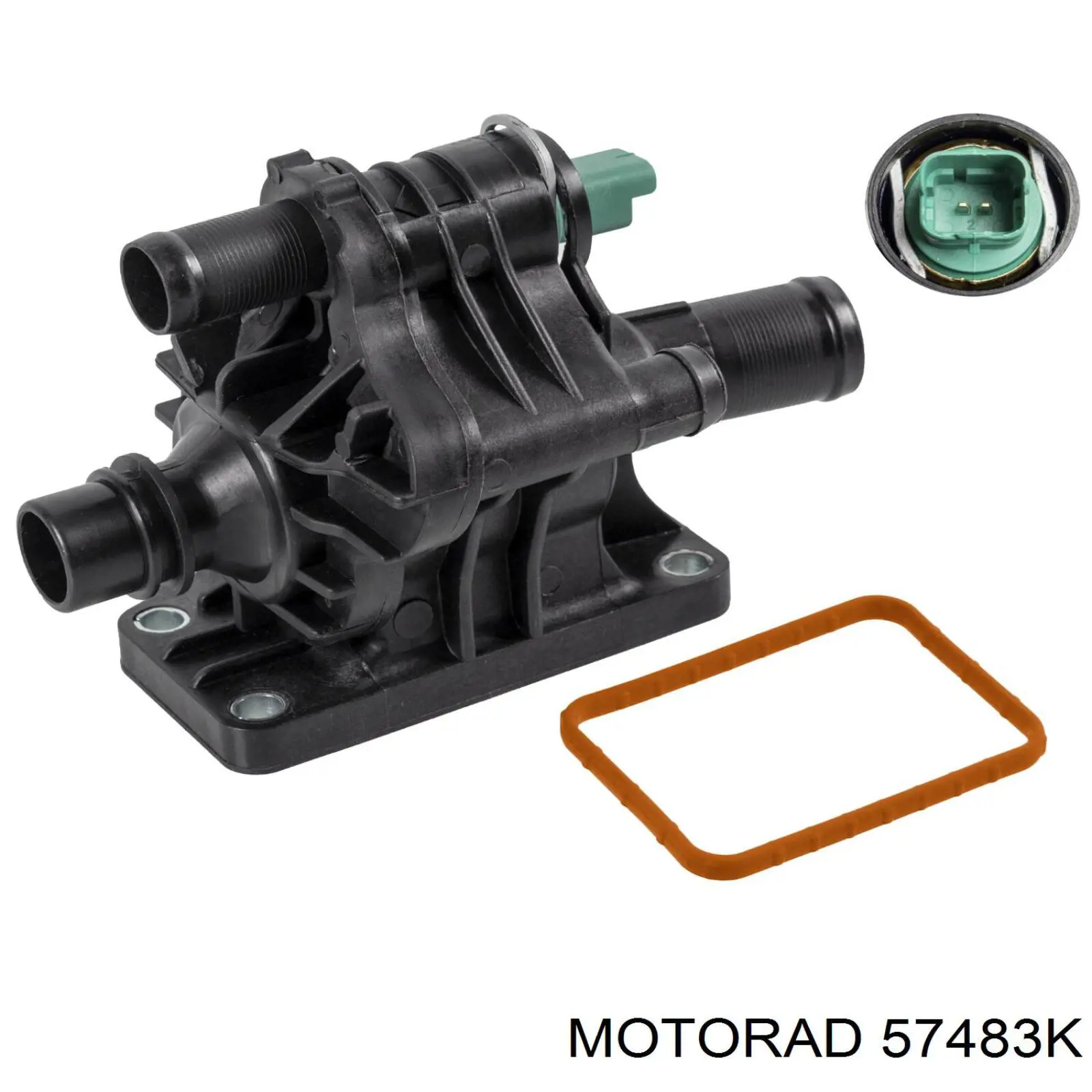 574-83K Motorad caja del termostato