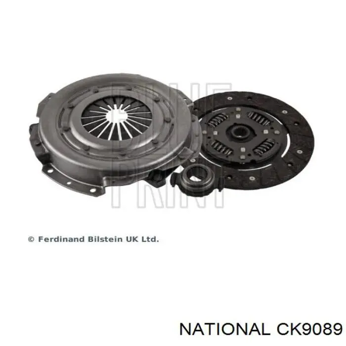 CK9089 National kit de embrague (3 partes)