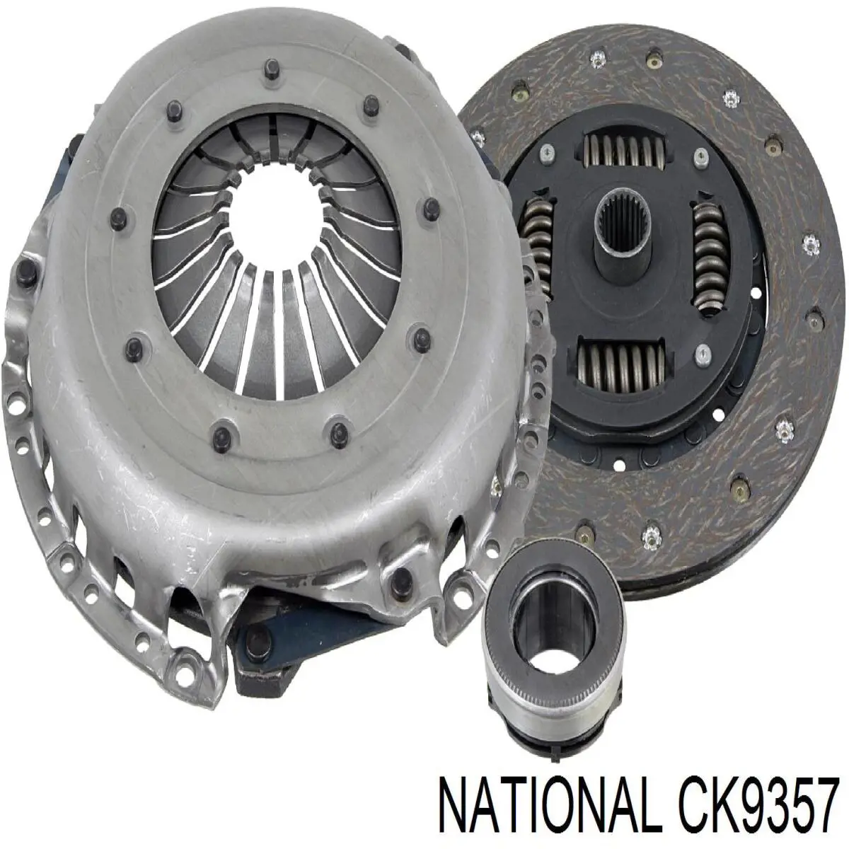 CK9357 National kit de embrague (3 partes)