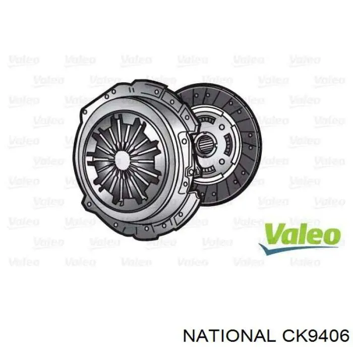 CK9406 National kit de embrague (3 partes)