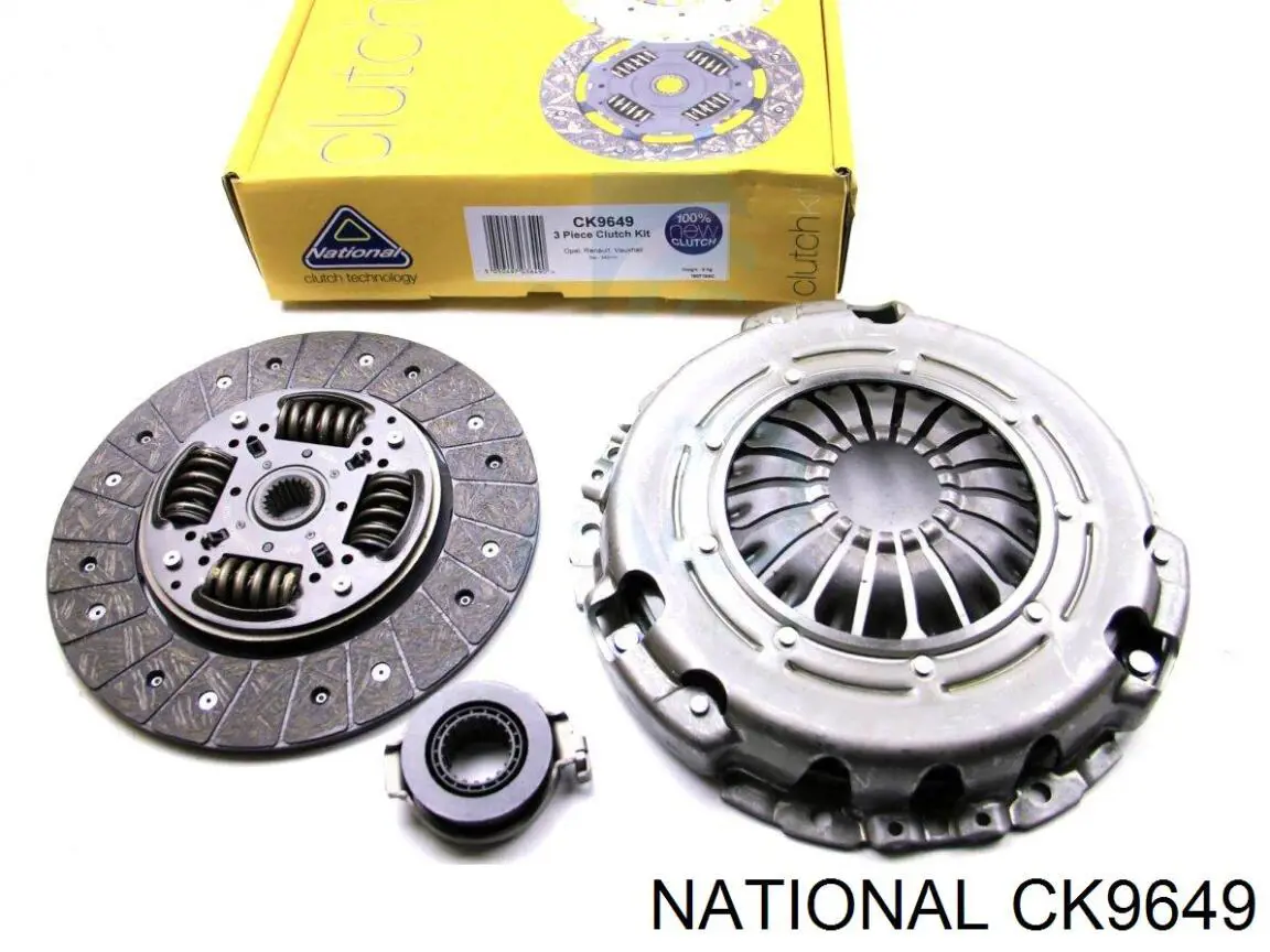 CK9649 National kit de embrague (3 partes)