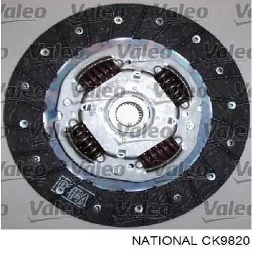 CK9820 National kit de embrague (3 partes)