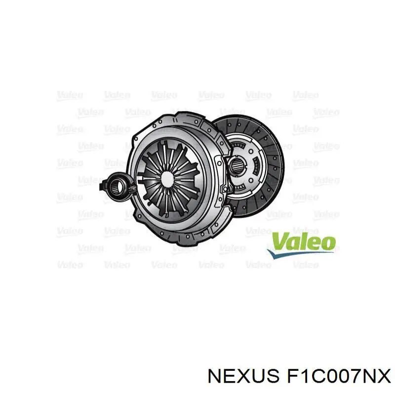 F1C007NX Nexus kit de embrague (3 partes)