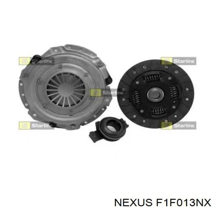 F1F013NX Nexus kit de embrague (3 partes)