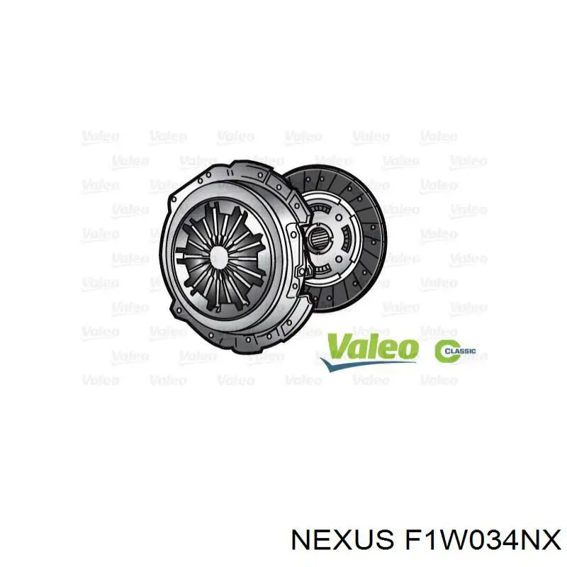 F1W034NX Nexus kit de embrague (3 partes)