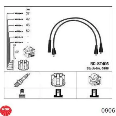 0906 NGK juego de cables de encendido