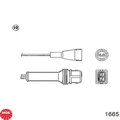  Sonda Lambda Sensor De Oxigeno Post Catalizador para Audi A3 8L1