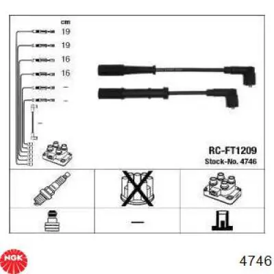 4746 NGK juego de cables de encendido