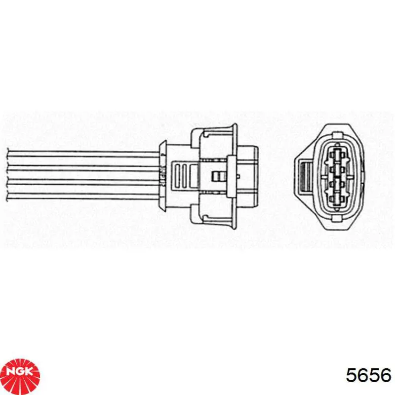 5656 NGK sonda lambda sensor de oxigeno para catalizador