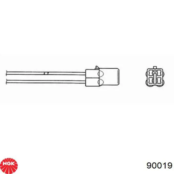 ES10301-12B1 Delphi sonda lambda sensor de oxigeno para catalizador