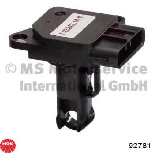 92781 NGK sensor de flujo de aire/medidor de flujo (flujo de aire masibo)