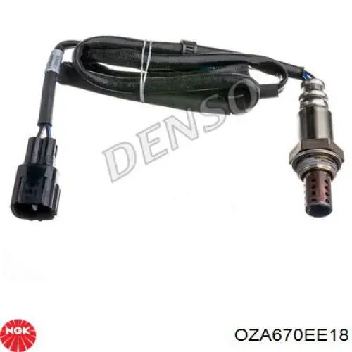 OZA670EE18 NGK sonda lambda, sensor de oxígeno despues del catalizador izquierdo