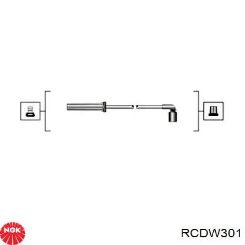 RC-DW301 NGK juego de cables de encendido