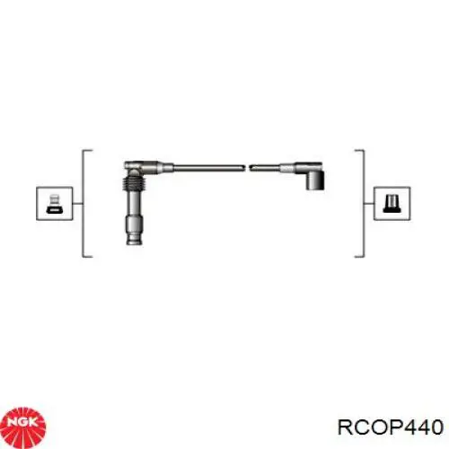 RCOP440 NGK juego de cables de encendido