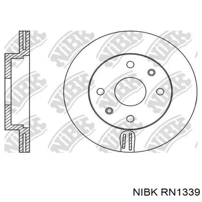 4351220040 Toyota disco de freno trasero