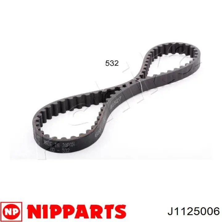 J1125006 Nipparts correa dentada, eje de balanceo