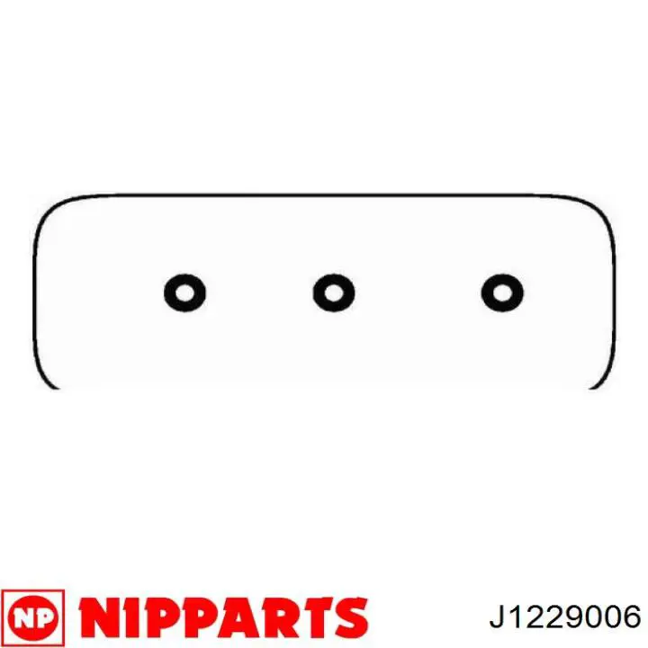 J1229006 Nipparts junta de la tapa de válvulas del motor