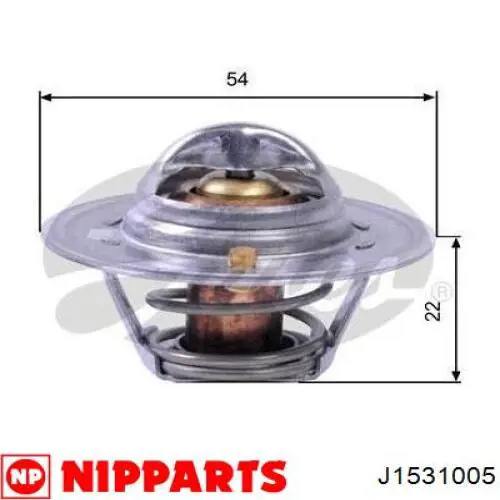 J1531005 Nipparts termostato, refrigerante