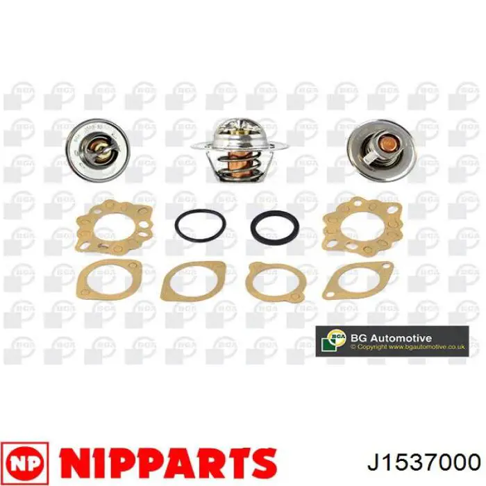 J1537000 Nipparts termostato, refrigerante