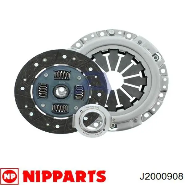 J2000908 Nipparts kit de embrague (3 partes)