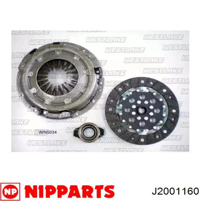 J2001160 Nipparts kit de embrague (3 partes)