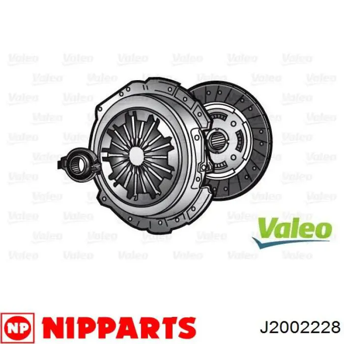 04130YZZBY Toyota kit de embrague (3 partes)