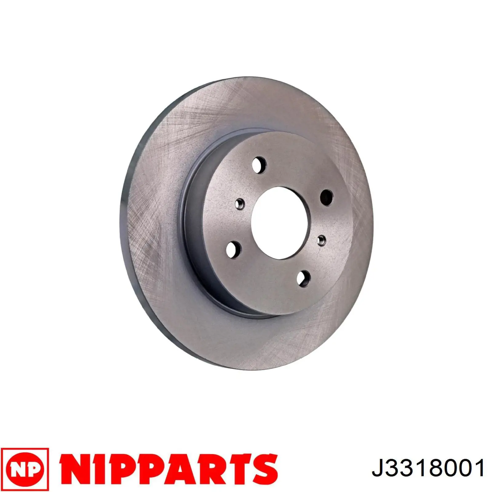 J3318001 Nipparts disco de freno trasero