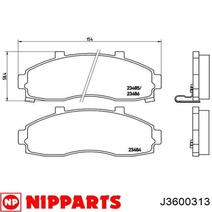 0K72G3328Z Hyundai/Kia pastillas de freno delanteras