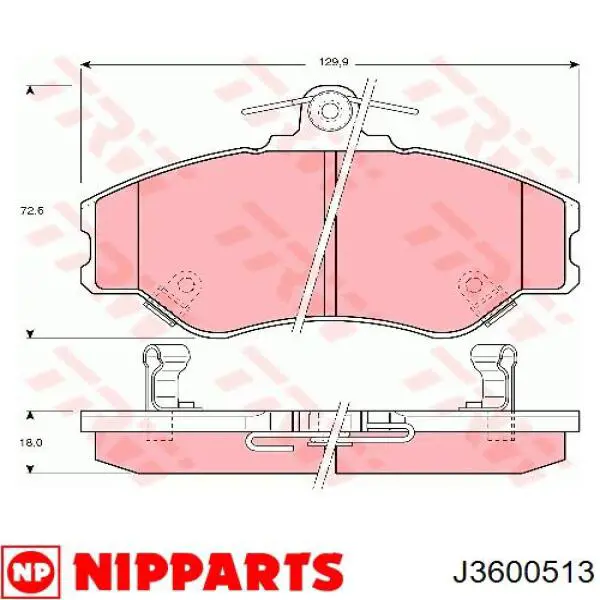  Pastillas de freno delanteras para Hyundai H100 P