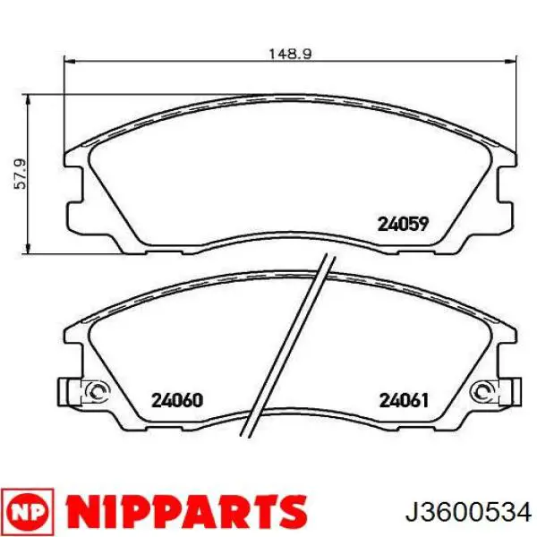 58101H1A00 Hyundai/Kia pastillas de freno delanteras