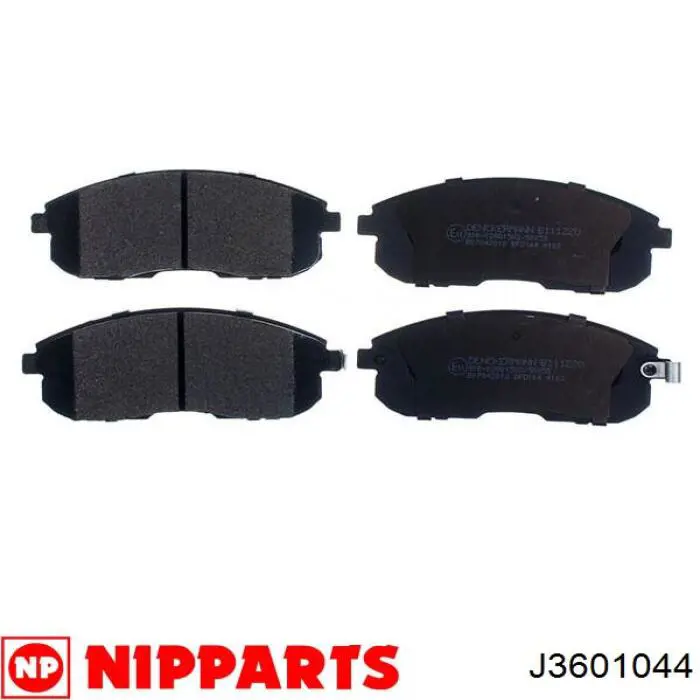 J3601044 Nipparts pastillas de freno delanteras