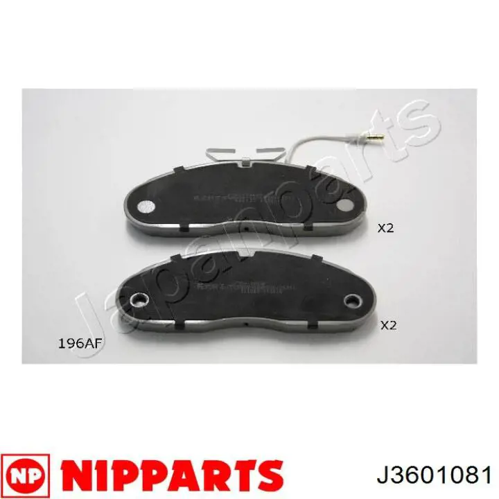 69026560 Nissan pastillas de freno delanteras